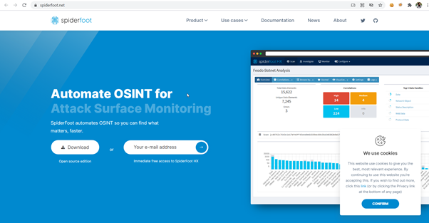 Spiderfoot - OSINT